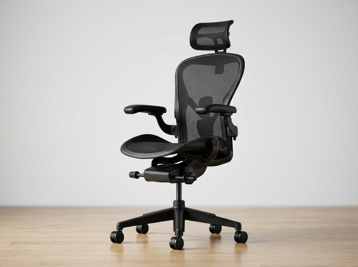Silla Ergonómica de Oficina Negra